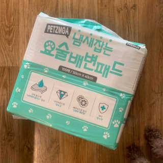 페츠모아 냄새잡는 요술배변패드 — 5점을 준 리뷰어가 2020년 3월 올린 사용 사진
