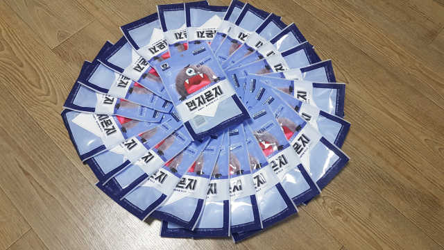 먼지몬지 KF인증 황사마스크 리뷰 사진