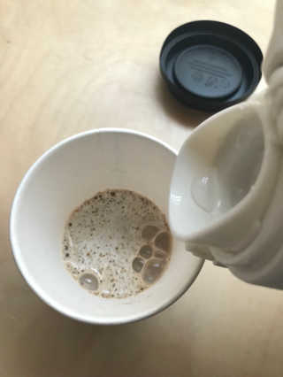 (주)쟈뎅 쟈뎅 까페모리 쿠크다스 까페라떼 — 4점을 준 리뷰어가 2017년 11월 올린 사용 사진