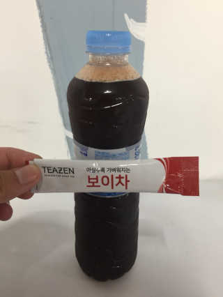 티젠 보이차 + 마이보틀 세트 — 5점을 준 리뷰어가 2018년 6월 올린 사용 사진