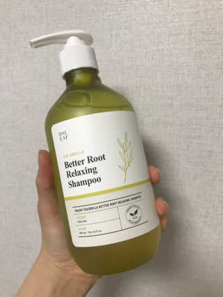 달리프 클로렐라 베러 루트 릴렉싱 샴푸 500ml — 4.5점을 준 리뷰어가 2019년 5월 올린 사용 사진