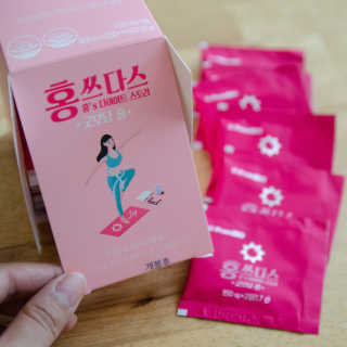 프롬바이오 홍쓰다스 아침,저녁 맞춤형 다이어트식품 14포+14포 — 5점을 준 리뷰어가 2019년 8월 올린 사용 사진