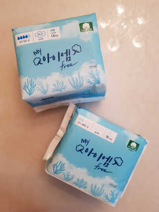 보타메디 마이아이엠 생리대 — 5점을 준 리뷰어가 2018년 12월 올린 사용 사진