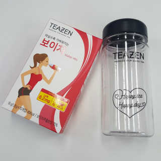 티젠 보이차 + 마이보틀 세트 — 5점을 준 리뷰어가 2018년 6월 올린 사용 사진