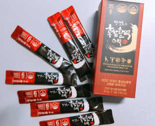 메이준뉴트리 박경호의 홍삼활력스틱 10ml x 30포 — 5점을 준 리뷰어가 2020년 2월 올린 사용 사진