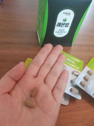차예마을 레몬밤 정 추출분말 농축 알약 60정 — 5점을 준 리뷰어가 2018년 11월 올린 사용 사진