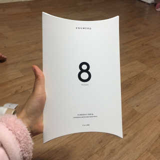 누메로 8 클리어링 모이스처 마스크팩 — 3.5점을 준 리뷰어가 2016년 12월 올린 사용 사진