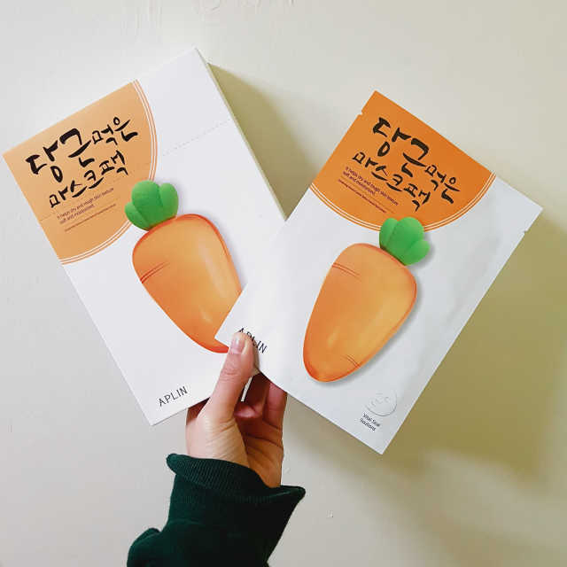 애플린 당근먹은 마스크팩 리뷰 사진