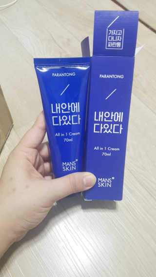 맨즈스킨 파란통 내안에다있다 — 3점을 준 리뷰어가 2017년 9월 올린 사용 사진