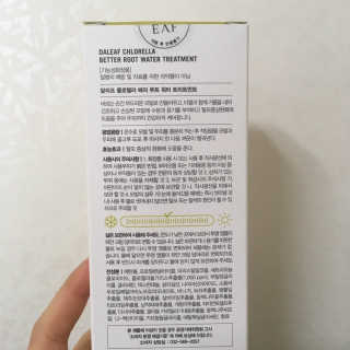 달리프 클로렐라 베러 루트 워터트리트먼트 200ml — 2.5점을 준 리뷰어가 2019년 1월 올린 사용 사진