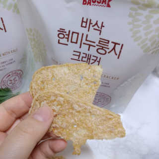 BASSAK 바삭 유기농 현미 누룽지 크래커 3종 — 5점을 준 리뷰어가 2019년 10월 올린 사용 사진