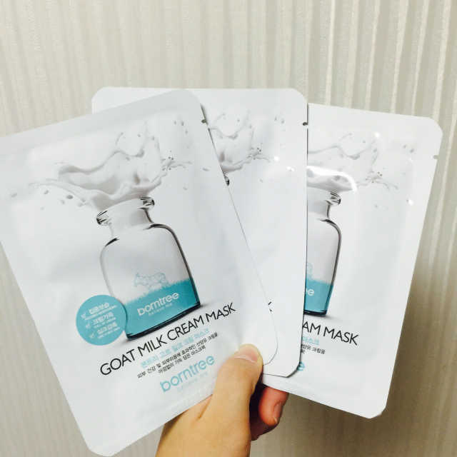 고트 밀크 크림 마스크 리뷰 사진