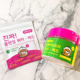 미플레이 진짜 티트리 토너 패드 — 4.83점을 준 리뷰어가 2018년 11월 올린 사용 사진