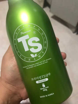 프리미엄 TS 샴푸 — 4점을 준 리뷰어가 2019년 3월 올린 사용 사진