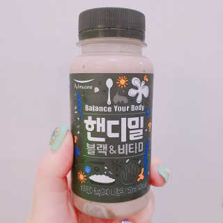[풀무원] 핸디밀 블랙비타D + 스무디랩 피치비타C — 5점을 준 리뷰어가 2019년 8월 올린 사용 사진
