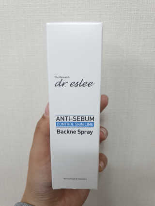 dr.eslee 안티세범 백크네 스프레이 — 5점을 준 리뷰어가 2019년 4월 올린 사용 사진