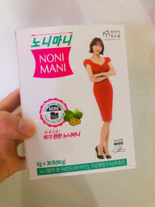 정찬우 꽐라만시 [띵보몰]건강환 습관 노니마니 스틱 1Box — 4점을 준 리뷰어가 2019년 7월 올린 사용 사진