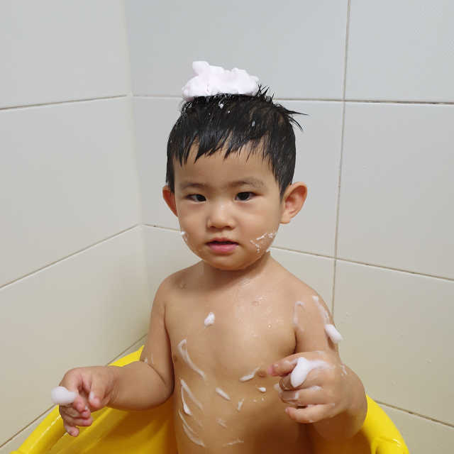 꼬모조이 탱글탱글 구름 콩순이 버블바스 리뷰 사진
