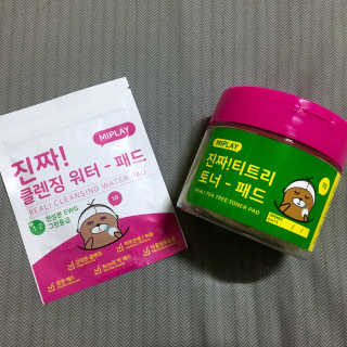 미플레이 진짜 티트리 토너 패드 — 5점을 준 리뷰어가 2018년 11월 올린 사용 사진