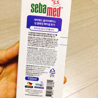 세바메드 클리어페이스 딥클렌징 페이셜 토너 — 4.5점을 준 리뷰어가 2020년 1월 올린 사용 사진