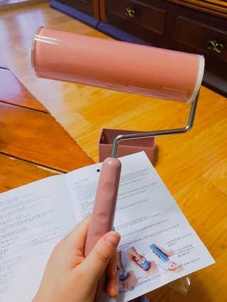 물로 씻어 쓰는 반영구 롤크리너 핸디 모노톤 에디션 — 4점을 준 리뷰어가 2019년 8월 올린 사용 사진