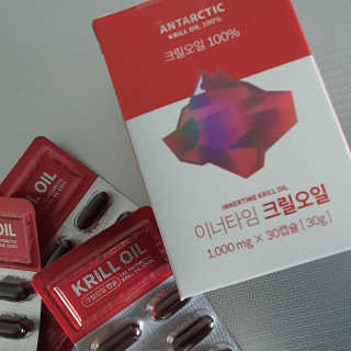 이너블릭 이너타임 크릴오일 — 4점을 준 리뷰어가 2019년 12월 올린 사용 사진