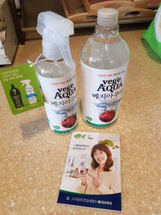베지아쿠아 475ml + 리필 1000ml 1Set — 5점을 준 리뷰어가 2019년 11월 올린 사용 사진