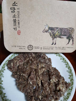 미티스트 더 맛있는 소담 소불고기 + 도담 돼지 불고기 — 5점을 준 리뷰어가 2019년 3월 올린 사용 사진