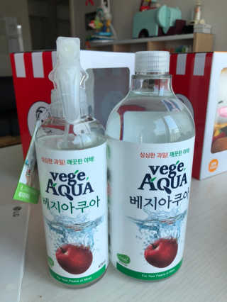 베지아쿠아 475ml + 리필 1000ml 1Set — 1점을 준 리뷰어가 2019년 8월 올린 사용 사진