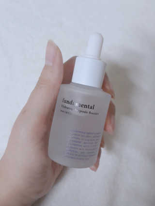 키노닉스 펀더멘탈 하이드레이팅 앰플 부스터 — 4점을 준 리뷰어가 2019년 2월 올린 사용 사진