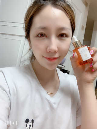 비건화장품 멜릭서 피부 활력 부스터 멜릭서 비타민 세럼 — 5점을 준 리뷰어가 2019년 3월 올린 사용 사진