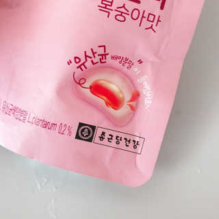 락토조이 구미젤리 복숭아맛 — 5점을 준 리뷰어가 2019년 8월 올린 사용 사진