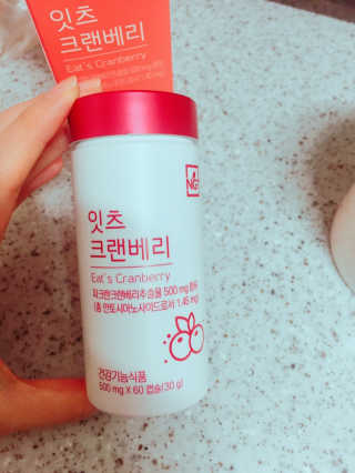 네츄럴굿띵스 잇츠 크랜베리 1병 30일분 — 5점을 준 리뷰어가 2019년 10월 올린 사용 사진