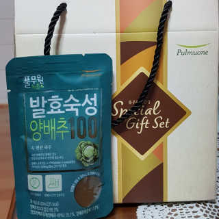 풀무원 발효숙성양배추100 — 3.67점을 준 리뷰어가 2017년 12월 올린 사용 사진