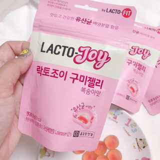 락토조이 구미젤리 복숭아맛 — 5점을 준 리뷰어가 2019년 8월 올린 사용 사진