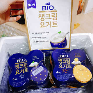 [매일 바이오] 생크림요거트 플레인 12개 + 유자 12개 — 5점을 준 리뷰어가 2019년 6월 올린 사용 사진