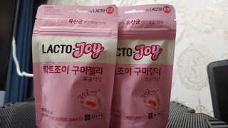 락토조이 구미젤리 복숭아맛 — 5점을 준 리뷰어가 2019년 8월 올린 사용 사진