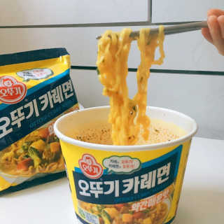 오뚜기카레면 2차 모집 — 5점을 준 리뷰어가 2019년 2월 올린 사용 사진