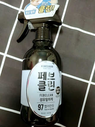 더블유드레스룸 페브클린 500ml — 4점을 준 리뷰어가 2018년 8월 올린 사용 사진