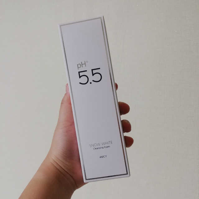 포므시 스노우화이트클렌징폼pH5.5 리뷰 사진