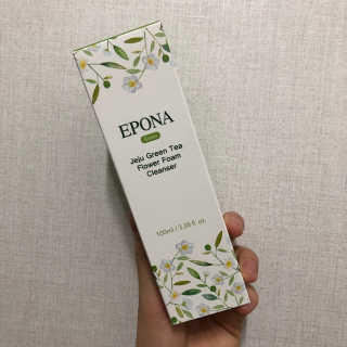 에포나 제주 녹차꽃 화산송이 폼클렌저 — 5점을 준 리뷰어가 2019년 2월 올린 사용 사진