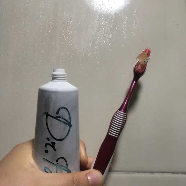 닥터폴스 치약 바닐블랙티향 리뷰 사진