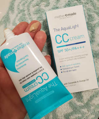 마더메이드 더 아쿠아라이트 CC크림 SPF50+ PA+++ — 5점을 준 리뷰어가 2019년 11월 올린 사용 사진