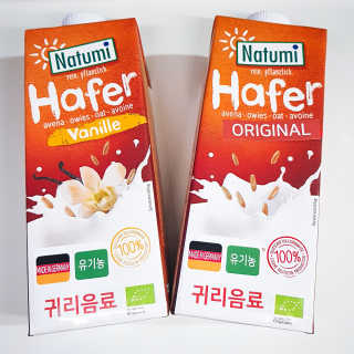 나투미 귀리음료 오리지날 1L + 바닐라 1L — 5점을 준 리뷰어가 2019년 2월 올린 사용 사진