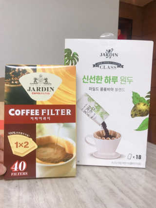 (주)쟈뎅 [쟈뎅] 클래스 신선한 하루 원두+여과지 SET — 3.5점을 준 리뷰어가 2019년 3월 올린 사용 사진