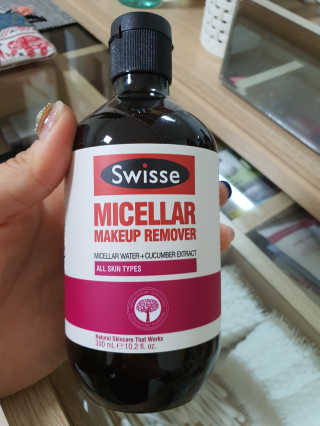 SWISSE 스위스 미셀라 메이크업 리무버 — 5점을 준 리뷰어가 2020년 1월 올린 사용 사진