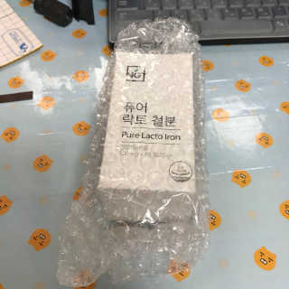 네츄럴굿띵스 퓨어 락토 철분 60일분 — 4.67점을 준 리뷰어가 2018년 2월 올린 사용 사진