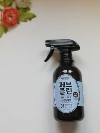 더블유드레스룸 페브클린 500ml — 5점을 준 리뷰어가 2018년 8월 올린 사용 사진