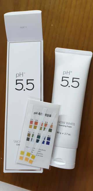포므시 스노우화이트클렌징폼pH5.5 — 5점을 준 리뷰어가 2019년 6월 올린 사용 사진