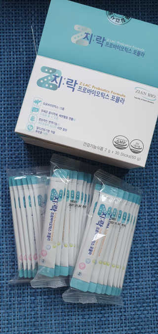 지노바 지락프로바이오틱스포뮬라 — 5점을 준 리뷰어가 2019년 10월 올린 사용 사진